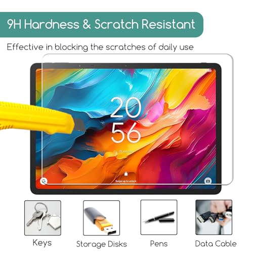 KEANBOLL 2-Pack Tempered Glass Screen Protector for TCL NxtPaper 14 (14.3-Inch, Released 2024), Ultra Clear - 9H Hardness -Anti Scratch - Case Friendly