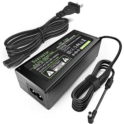 19V 3.42A 65W Laptop Charger, Power Adaptor Converter for Toshiba Satellite C55 C55D C55T C655 C655D C675 C855 C855D L55 L655 L675 L745 L755 L775D L855 P755 P845T P855 P875, 5.5x2.5mm Plug - style: 19V 3.42A