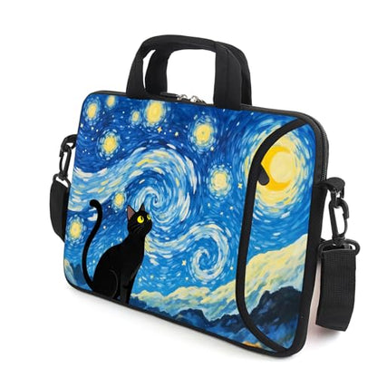 13" laptop bag laptop sleeve chromebook case adjustable shoulder strap with handle accessory pocket for men women (RYD-13-10) - color: Ryd-13-10