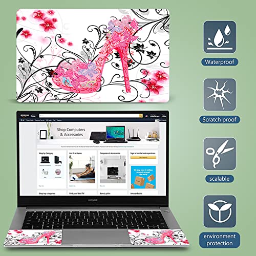 Butterflies High Heel 11.6 13 13.3 14 15 15.4 15.6 Inch Netbook Laptop Skin Sticker Reusable Protector Cover YNEK-124 - color: YNEK-124