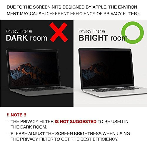 zyphonic Magnetic Privacy Screen Protector Compatible with MacBook Pro 14 inch 2026 M5 M4 M3 M2 M1 Pro/Max, Removable Anti Spy Blue Light Glare Shield