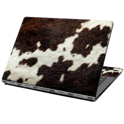 Laptop Skin Sticker Decal 12" 13" 13.3" 14" 15" 15.6",Waterproof Scratch Resistant Vinyl,Reusable Easy to Apply,for MacBook HP Dell Notebooks Netbooks Laptop,2 Wrist Pads,Cows Skin Pattern - color: Cows Skin Pattern