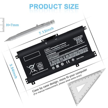 LK03XL Battery Compatible with HP Envy X360 Convertible Notebook 15m-cn0xxx 15m-cn0012dx 17m-ae0xx 15m-bp 17-ae1xx 15-bq2xx 17t-ce 15m-cn0011dx 15m-bp112dx LKO3XL 916814-855 L09281-855 - size: LK03XL
