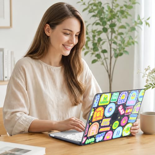 Compatible with MacBook Neo 13 inch (2026 Release A3404) (A18 Pro) with Liquid Retina Display, Printed Slim Protective Case with Screen Protector & Keybaord Cover, Cartoon Stickers - color: Cartoon stickers