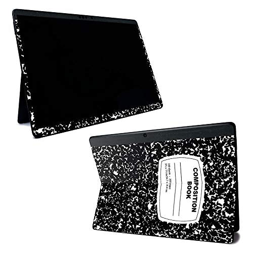MightySkins Skin for Microsoft Surface Pro X - Composition Book | Protective, Durable, and Unique Vinyl Decal Wrap Cover | Easy to Apply, Remove, and Change Styles | Made In The USA - color: Composition Book