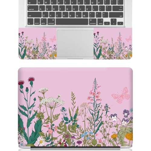 15-15.6 inches Netbook Laptop Skin Sticker Decal Reusable Cover Protector for 11.6 12 13 13.3 14 15 15.4 Notebook Chromebook PC, Scratch-Resistant Waterproof I Retro Botanical - color: Retro Botanical