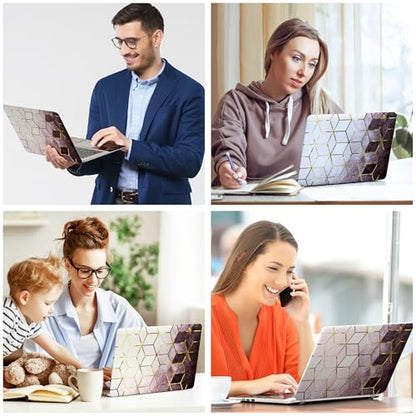 Laptop Skin Decal HP 15.6" - Marbling, Laptop Cover Sticker, No Cutting Required, No Bubble, Waterproof, Scratch Resistant - Including Wide Screen and Wrist Pad - size: 15.6 inch