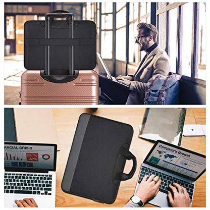 15.6 Inch Laptop Sleeve Bag, Men Women TSA Case for Macbook Pro 16 M5 M4 M3 M2 M1, Lenovo Ideapad 15.6, HP Envy/Victus 15.6, Acer Aspire/Nitro 5 15.6, Dell 15 16, ASUS Chromebook 15 16 Case, Black - color: Black, size: 15.6 Inch