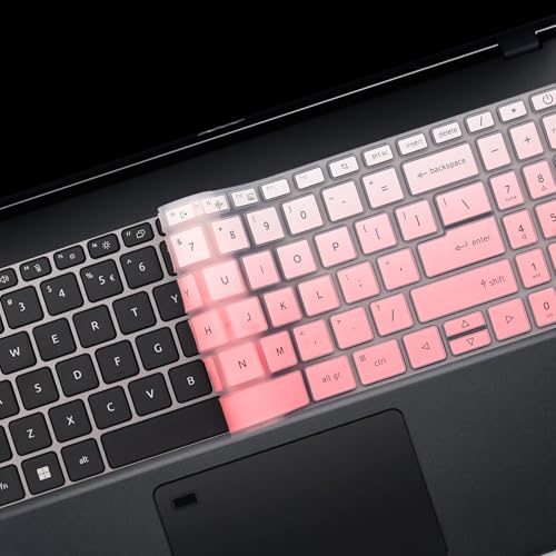 Keyboard Cover for Acer Aspire 3 A315-24P A315-24PT A315-58 A315-59 A315-510P 15.6", Aspire 5 A515-57 A515-57G A515-58GM A515-58M (NOT FIT Acer Aspire 5 A515-43/54/55/56)-OPink - color: OmbrePink