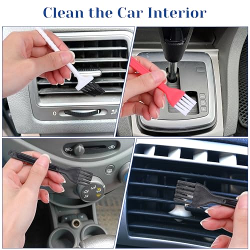 25 Pcs Mini Keyboard Cleaning Brushes Kit Electronic Dust Clean Brush Small Anti Static Cleaning Brush with PP Handle for Computer Motherboard Keyboard Camera Small Space