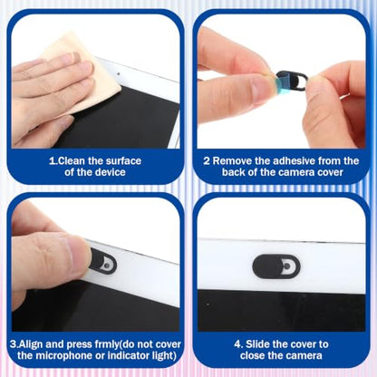 70pcs Laptop Camera Cover Slide Ultra-Thin Webcam Cover Compatible with Camera Universal for Smartphone, Computer Protect Your Privacy and Security