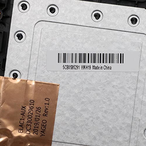 Windows Laptop Palmrest Upper Case Top Cover with Keyboard Touchpad Assembly Replacement for Lenovo Notebook 14W 81MQ 5CB0S95291