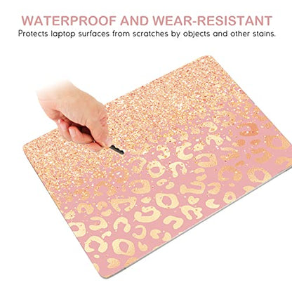DINKY Laptop Skin Sticker Decal, 12" 13" 13.3" 14" 15" 15.4" 15.6 inch Laptop Universal Reusable Vinyl Skin Stickers Cover Art Decal Notebook PC Personalized Protector-Leopard Print - color: Leopard Print