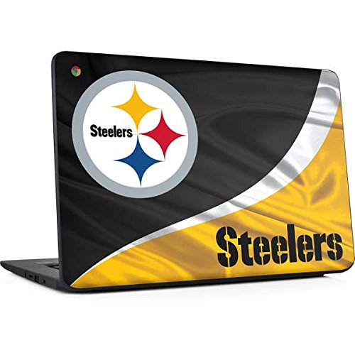 Skinit Decal Laptop Skin Compatible with Chromebook 14 G5 - Officially Licensed NFL Pittsburgh Steelers Design