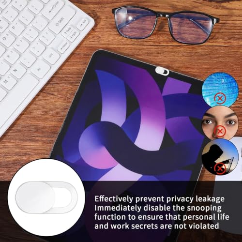 60 Pcs Phone Camera Cover Slide,Ultra-Thin Front Camera Cover for Phone | Cameras Blocker For Phone,Laptops & Computers, 0.004 In ABS Webcam Blocker to Protect Privacy & Security (White)