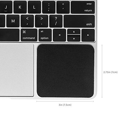 Small Slim Palm Pads Notebook Wrist Rest with Tacky Silicone Reposition Ergonomic Carpal Tunnel Resting Support for Computer MacBook & Laptop Keyboard Typing Pad (2 Small 3 x 2.75 inches) - size: Slim Small