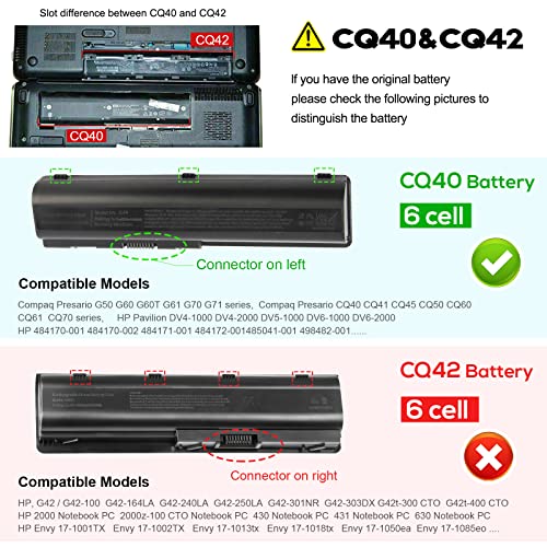 58Wh Laptop Battery for HP DV4 DV5 DV6 G50 G60 G60T-200 CTO G61 G70 HDX X16 HDX X16T Premium HDX16 HSTNN-LB72 HSTNN-LB73 HSTNN-UB72 HSTNN-CB73 HSTNN-DB72 HSTNN-DB73 HSTNN-IB72 HSTNN-IB73 dm1-2000 - size: 8.07*2.05*0.83inch DV4