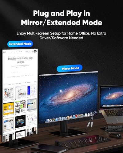 Highwings 4K Display Port to HDMI Adapter, Uni-Directional DP 1.2 Computer to HDMI 2.0 Screen, DisplayPort to HDMI Adapter (Male to Female), SR Anti-Break, No Latch, for Dell HP AMD NVIDIA, Passive - color: Grey, style: 4K 30Hz-1 Pack