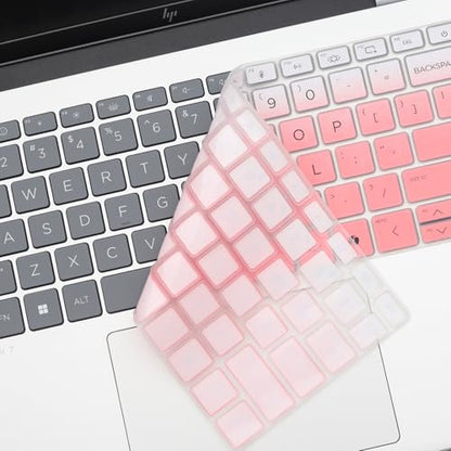 Keyboard Cover for 2026 2025 HP OmniBook 5 14 inch & OmniBook 7 14", OmniBook 5/7 14-fp0057nr 14-he0017nr 14t-hh000 14t-hk000 14z-hm000 14z-hn000 14-kf0712nr 14t-km000 14-fr0017nr 14-fs0000 14t-hg000 - color: Ombrepink