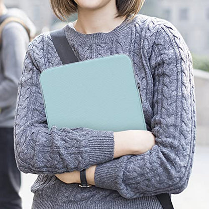 MoKo 9-11 Inch Tablet Sleeve Bag Padded Protetive Carrying Case | Fits New 11inch iPad Air M4, iPad A16 2025, iPad Pro 11 M4, Air 5/4/3, iPad 10/9/8th Gen, Tab S8/S9 11", Misty Blue - color: Misty Blue, size: 9-11 inch