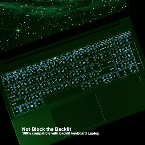 Keyboard Cover for 15.6 17.3 HP Laptop 15-er/eg/eh 15-fc/fd 17-cn/cp 17t-cn300 17t-cn000/cn200 17z-cp200 17-cp3005dx 17-cn2083dx 17-cn3003dx 17-cn4153cl 17-cn4065cl 15t-eg300 15z-fc000 15t-fd100 - color: Clear