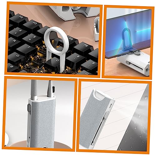 VANZACK 1Set Cleaning Kit for Keyboards and Screens Multi Functional Brush and Earphone Cleaner Tools Safe Material for Phones Laptops and Cameras for Home Office Use