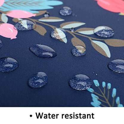 Laptop Sleeve Bag Case Cover for MacBook Pro 16 inch and 15 inch-15.6 inch HP Microsoft Surface Dell Samsung Toshiba Lenovo Acer Chromebook Notebook Computer - color: Navy Flower, size: 15 inch-15.6 inch