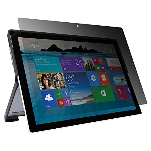 Targus Privacy Screen Filter for Tablet, Laptop or Desktop Microsoft Surface Pro 4 (12.3") Touchscreen Compatible, Clear (AST025EUZ) - size: 4 (12.3")