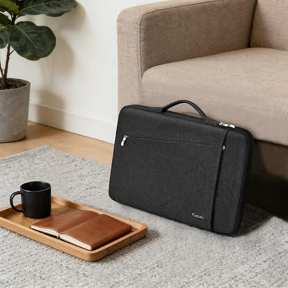 Ferkurn Laptop Case Sleeve for Men Women Chromebook Case Compatible with MacBook Air/Pro Lenovo Surface HP Dell ASUS Acer, 13.3 inch, Black - color: Black, size: 13.3 inch