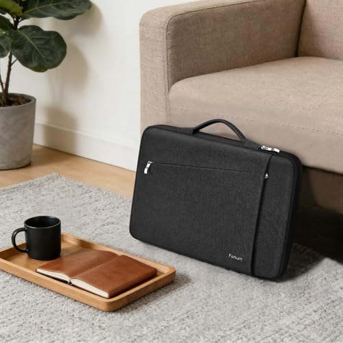 Ferkurn Laptop Case Sleeve for Men Women Chromebook Case Compatible with MacBook Air/Pro Lenovo Surface HP Dell ASUS Acer, 13.3 inch, Black - color: Black, size: 13.3 inch