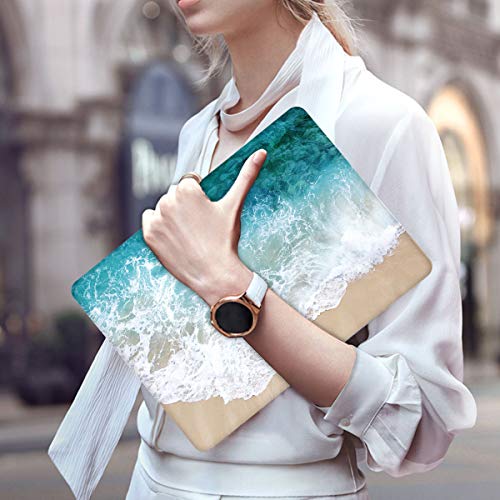 iCasso Compatible with MacBook Air 13 Inch Case 2020 2019 2018 Release A2337 M1/A1932/A2179 with Retina Display Touch ID, Hard Plastic Shell Case and Keyboard Cover for MacBook Air 13 -Beach - color: Beach