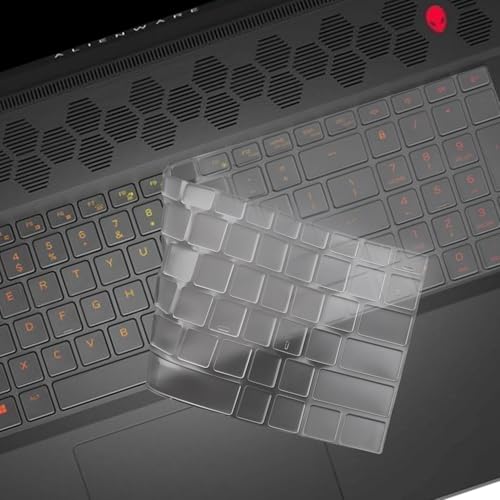 Ultra Thin Keyboard Cover for 2025 2024 2023 Dell Alienware M18 R1 18 Inch & Alienware M18 R2 18 Inch Gaming Laptop Keyboard Protective Cover Skin -TPU