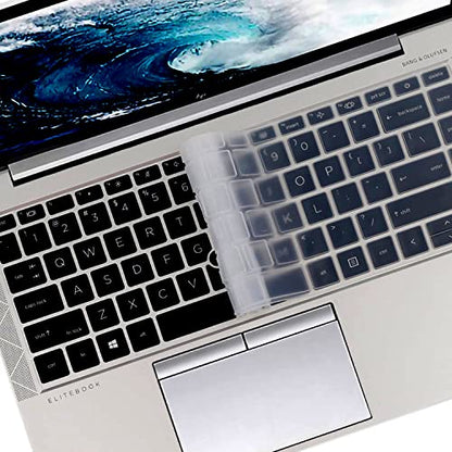 Keyboard Cover for 14 Inch HP EliteBook 840 845 G7 G8 Laptop New Notebook PC Model Accessories Keyboard Protective Skin (Not fit New 840 845 G9 G10 G11)-Clear - color: Clear