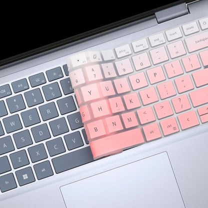 Keyboard Cover for Dell 14 Plus DB04250 DB04255 DB14250 DB14255 14", Dell Inspiron 14 5440 5441 5445 7440 7441 7445 & Inspiron 16 7640 US Layout (Not Fit:Dell 14S & 14 DA14250 Premium)-Ombrepink - color: Ombrepink