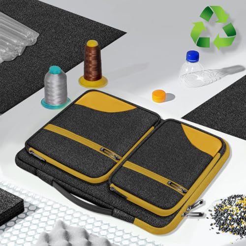 360 Protective Laptop Case 15" 15.6" 16" Sleeve, Water-Resistant Handbag with Straps Compatible with 16" MacBook Neo, MacBook Pro Air 16"/15", XPS 16" and Most 15" 15.6" 16" Notebooks,B01YL02 - color: B01yl02, size: 15"-16"