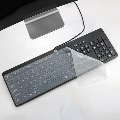 CaseBuy Keyboard Cover For HP USB Slim Business Keyboard KU-1469 SK-2120 KB-1469 803181 And HP EliteOne 800 G4 All-In-One PC, Clear Silicone