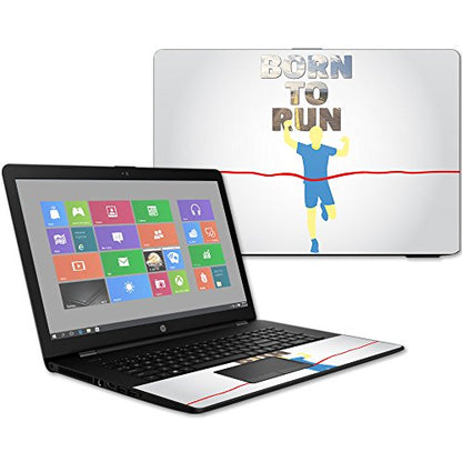 MightySkins Skin Compatible with HP 17t Laptop 17.3" (2017) - Born to Run | Protective, Durable, and Unique Vinyl Decal wrap Cover | Easy to Apply, Remove, and Change Styles | Made in The USA - color: Born To Run