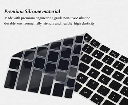 Keyboard Cover for 14" Dell Inspiron 14 5410 5418 5420 5425 5430 7415 7420 7425 7430 7435,Dell Latitude 14 3320 3420/Inspiron 16 5635 5630 5620 5625 7635 7630 7620 16"/Inspiron 13 5310 5320 Skin-Black - color: Black, size: 13-14 Inch