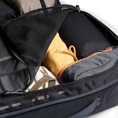 Bellroy Lite Travel Pack 38L (carry-on backpack, large travel backpack for international travelers, with laptop pocket, interior packing cells and tuck-away shoulder straps) - Black - color: Black