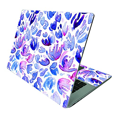 MightySkins Skin Compatible With Microsoft Surface Laptop 4 15” - Blue Petals | Protective, Durable, and Unique Vinyl Decal wrap cover | Easy To Apply, Remove, and Change Styles | Made in the USA - color: Blue Petals