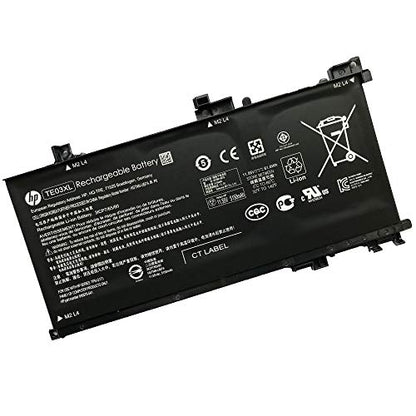 HP TE03XL Battery 11.55V 61.6Wh | Replaceable for HP OMEN 15-ax012TX to 15-ax050TX, HP Pavilion 15-bc001TX to 15-bc045TX 15-ay033TX 15-ay034TX 15-AX043