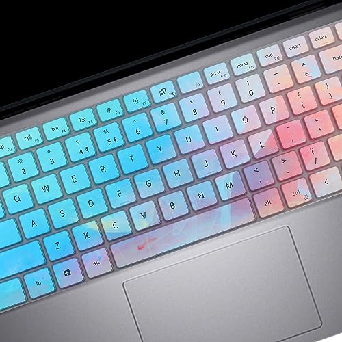 Colorful Keyboard Cover for Dell Inspiron 16 5630 5635 5620 5625 7635 7630, Dell Inspiron 14 5430 5435 7430 7435 5420 5425 7420 7425 7415 Keyboard Skin, Dell Inspiron 13 5310, Latitude 3320 3420 - color: Colorful