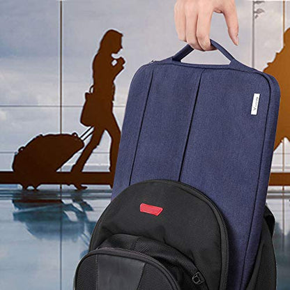 Voova Laptop Sleeve Carrying Case 15.6 16 Inch,Slim Computer Cover Bag Compatible with MacBook Pro 15/16, Dell xps 15,15-16 Inch HP Dell Asus Acer Laptop, Blue - color: Blue, size: 15.6-16 Inch