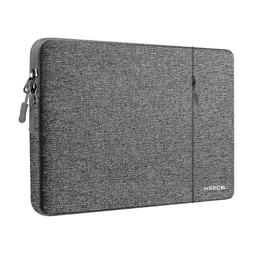 Hseok Laptop Case 13.3 14 inch Sleeve, Rainproof & Shockproof Carrying Case Compatible with MacBook Pro/Neo 14 M5/M4/M3/M2/M1,13.3 MacBook Air/Pro,XPS 14 and Most 13"-14" Notebook Tablet,Dark Gray - color: Dark Gray