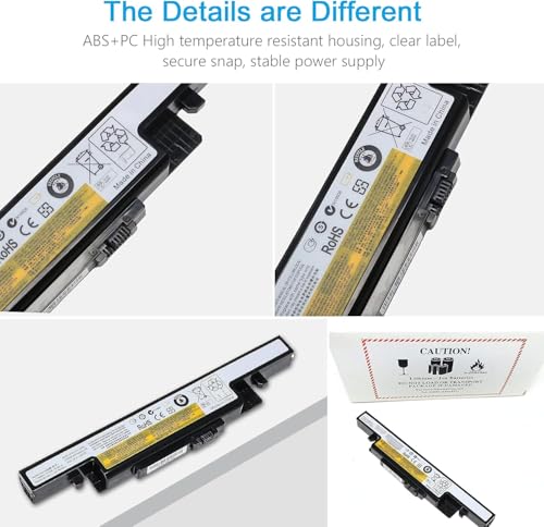 LQM 10.8V 48WH Laptop Battery for Lenovo ldeapad | Y400 Y410 Y490 Y500 Y510 Y590, L11S6R01 L11L6R02 L12L6E01, L12S6A01 L12S6E01, 3ICR19/65-2 3INR19/66-2 - color: Y490