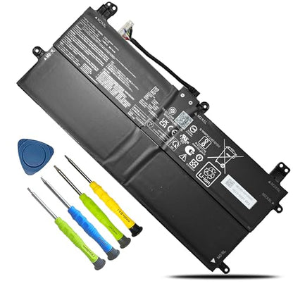 56Wh C41N2102 C41N2102-1 Battery Replacement for Asus ROG Flow Z13 GZ301 (2023) GZ301VV GZ301VU GZ301VF GZ301VV-MU013X GZ301VU-MU009X GZ301VF-MU010X NR2201 Series 0B200-04100000 - size: 10.23*3.34*0.28inch C41N2102