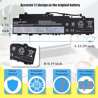 L19M3PF3 L19M3PF4 Battery Replacement for IdeaPad 5-14IIL05 5-14ARE05 5-14ITL05 5-14ALC05 5-14IAL7 5-14ABA7 Series Laptop Battery L19C3PF3 L19L3PF7 5B10W86936 5B10W86939 5B10W86957 44.5Wh