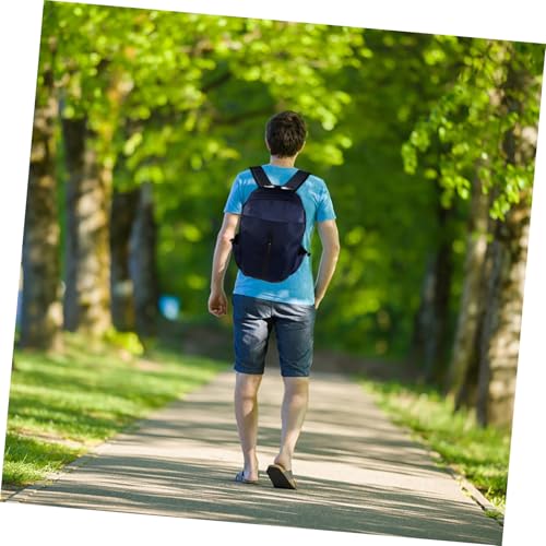 Didiseaon Laptop Backpack with USB Charging Port for Men, Business Travel Computer Bag, Blue Sturdy Outdoor Work Backpack