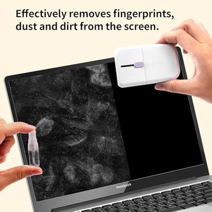 Keyboard Cleaning Brush Laptop Cleaner, 10-in-1 Computer Screen Cleaning Accessories for iPad iPhone, White - color: White