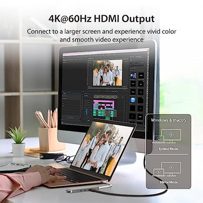 j5create JCD390: 4K HDMI and USB 3.2 Adapter for DisplayPort Alt Mode USB-C